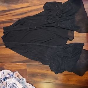 Brand: Plastic Island Size: Medium Color: Black & Sparkley